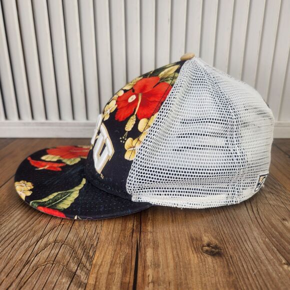 The Game MSU Bobcats Trucker Hat Cap Snapback Hawaiian Floral Montana State Mesh - Picture 6 of 10